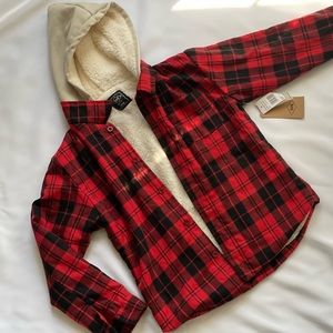 Plaid Jacket- Boys size 14-16